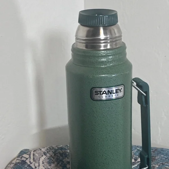 Vintage Stanley 1-Qt Thermos Vacuum Bottle – Aladdin Nashville – Green Hammerton - Picture 4 of 7